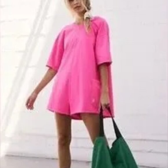 HOT SHOT TEE ROMPER ELECTRIC SUNSET - Picture 2 of 4